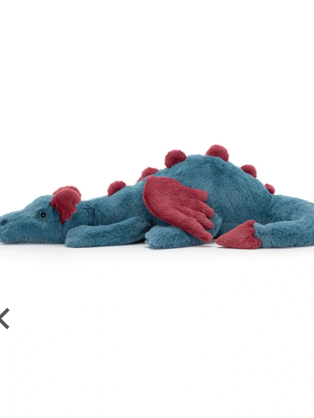 Jellycat Dexter Dragon Plush - Teal and Red